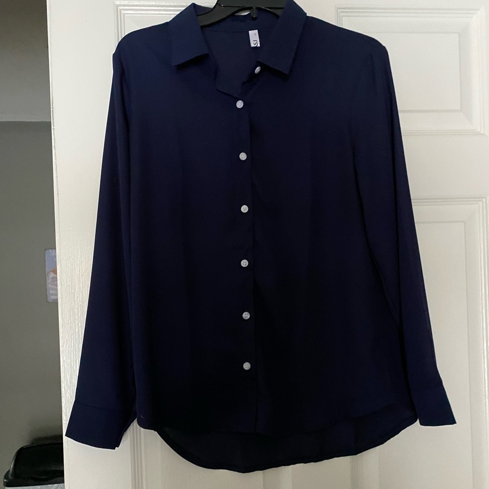 MSJ Navy Blue Blouse